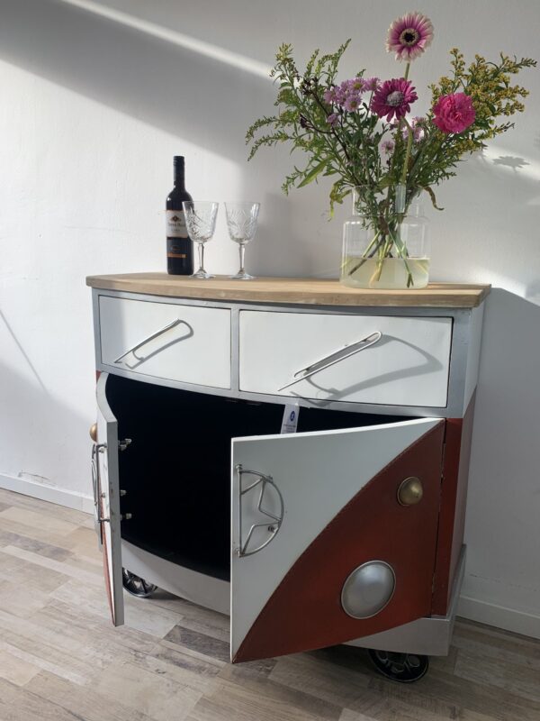 Uniek dressoir / Kast in Retro Bus Look. - Afbeelding 2