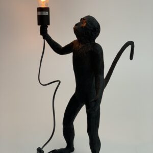 Staande apenlamp zwart 55 cm hoog