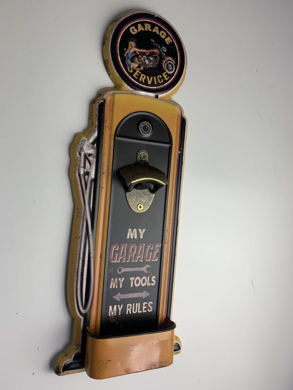 Opener ?MY Garage My Tools My Rools ? Metaal voor aan de wand - Afbeelding 2