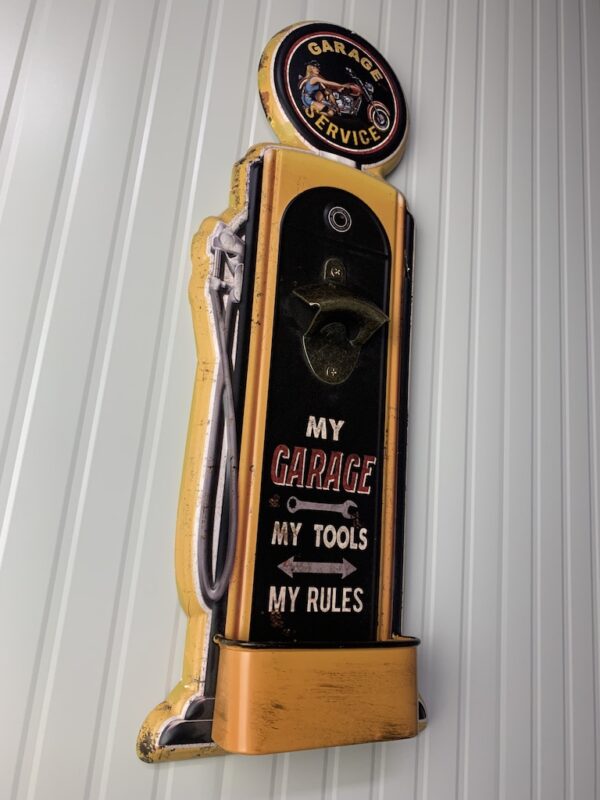 Opener ?MY Garage My Tools My Rools ? Metaal voor aan de wand - Afbeelding 3