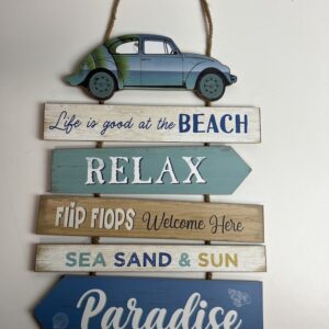 Tekstbord kever look "relax"