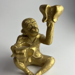 Gouden aap in Oosterse look