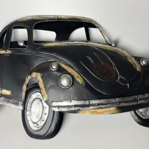 Groot metalen keverbord in het zwart