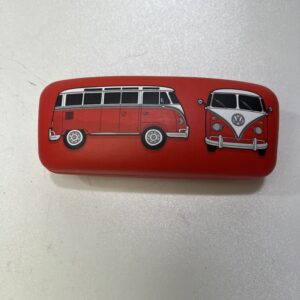 Brillenkoker volkswagen vw t1 camper rood
