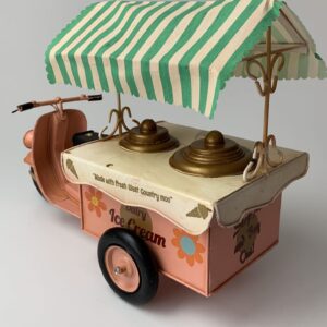 Vespa ijsverkoop wagentje Roze 37 x 26 x 17 cm