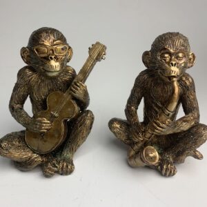 Muziek Apen setje 2 stuks