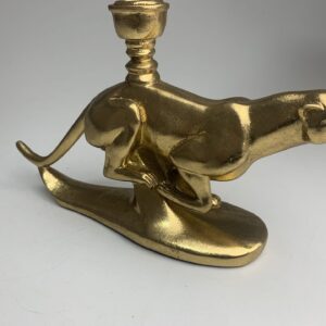 Kandelaar Gouden Panter Look