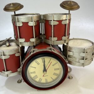 Drumstel klok rood Metaal